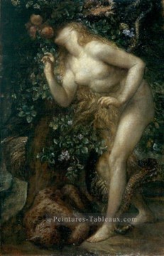 George Frederic Watts œuvres - Eve Tenté symboliste George Frederic Watts